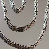 сребърен синджир - кралска плетка